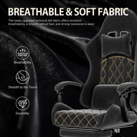 Chaise de jeu promotionnelle en gros, chaise de bureau personnalisée, chaise de jeu avec massage et soutien lombaire pour les joueurs occasionnels