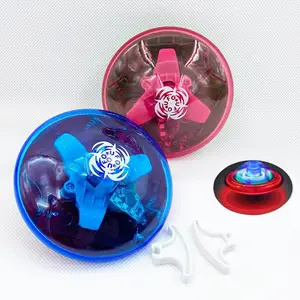 Colorful Light-emitting Spinning Gyro Toy With Music And Lights Cool Fingertips Gyro Kids Stress Relief Toys Nostalgic Gyro Toys