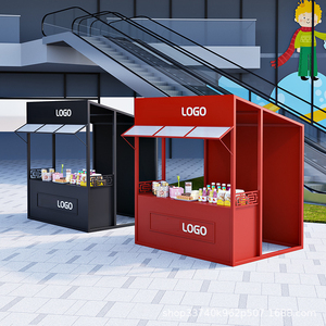 Outdoor Market Stall Display Stand Metal <b>Cart</b> Booths Ground-Level Tables Movable Activity Tents Cultural Utility <b>Cart</b> - Product Image 4