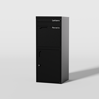 Boîte aux lettres intelligente WELDON OEM en acier galvanisé, étanche, pour extérieur, maison, porche, entrée, boîte à colis