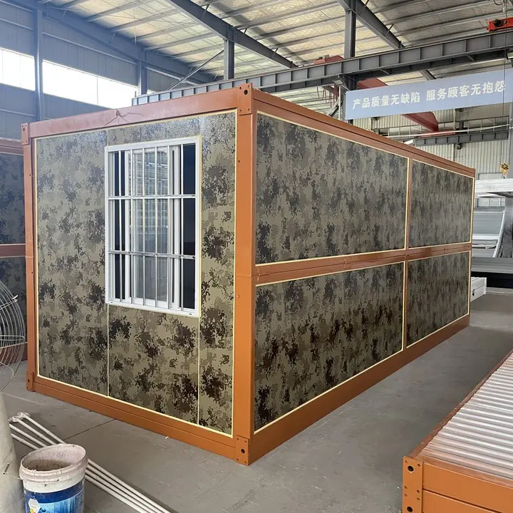 20ft prefab có thể gập lại container nhà di động nhỏ nhà có thể gập lại 30to 20ft có thể gập lại ngôi nhà lớn