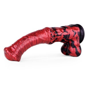 N-RF5289 Curved Horse <b>Dildo</b> 30cm Long Thick Anal Plug Silicone Waterproof Monster <b>Dildo</b> for Adult Couples Anal G-Spot Pleasure - Product Image 3