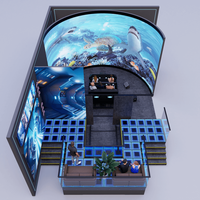 Usine de Guangzhou Écran incurvé immersif 3D 4D 5D 7D 9D Théâtre Simulateur de mouvement Cinéma orbital