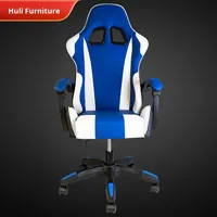 Chaise d'ordinateur en cuir, bureau à domicile, dortoir, jeu, e-sport, dossier inclinable, pivotante, réglable, compétitive, base 949 5 étoiles