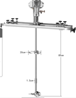 Agitateurs pneumatiques pour peintures et revêtements industriels, mélangeur automatique alimentaire en acier inoxydable 304 de 5L, moteur de réservoir de 30L