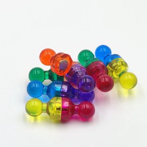 Aimants miniatures en néodyme transparents et colorés pour réfrigérateur et <span class=keywords><strong>tableau</strong></span> <span class=keywords><strong>blanc</strong></span> - Product Image 3