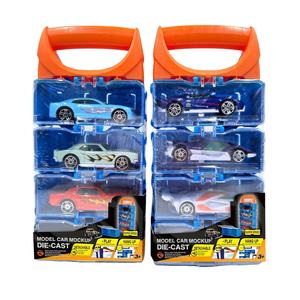 4PCS de haute qualité shantou Toy Metal Premium 1:64 Mini métal petit jouet en alliage moulé sous pression modèle de <span class=keywords><strong>voiture</strong></span> avec boîte portable - Product Image 1