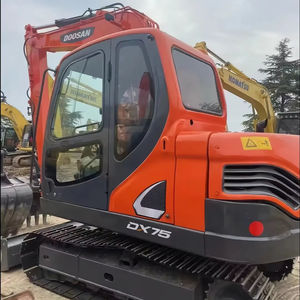 Excavatrice Doosan Dx75 d'occasion, machine de chantier de 7,5 tonnes, petite pelle Doosan - Product Image 1
