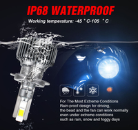 Ampoules de phare LED P60 super lumineuses haute puissance 130W 25000Lm H1 H3 H7 pour voitures 12V 24V, ampoules LED H7, ampoules de phare LED auto