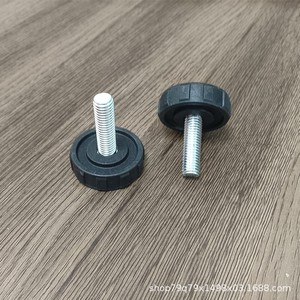 <b>Adjustable</b> Feet 40mm Diameter M10 Plastic Furniture <b>Legs</b> For <b>Table</b> Chair Shelf Easy Installation - Product Image 2