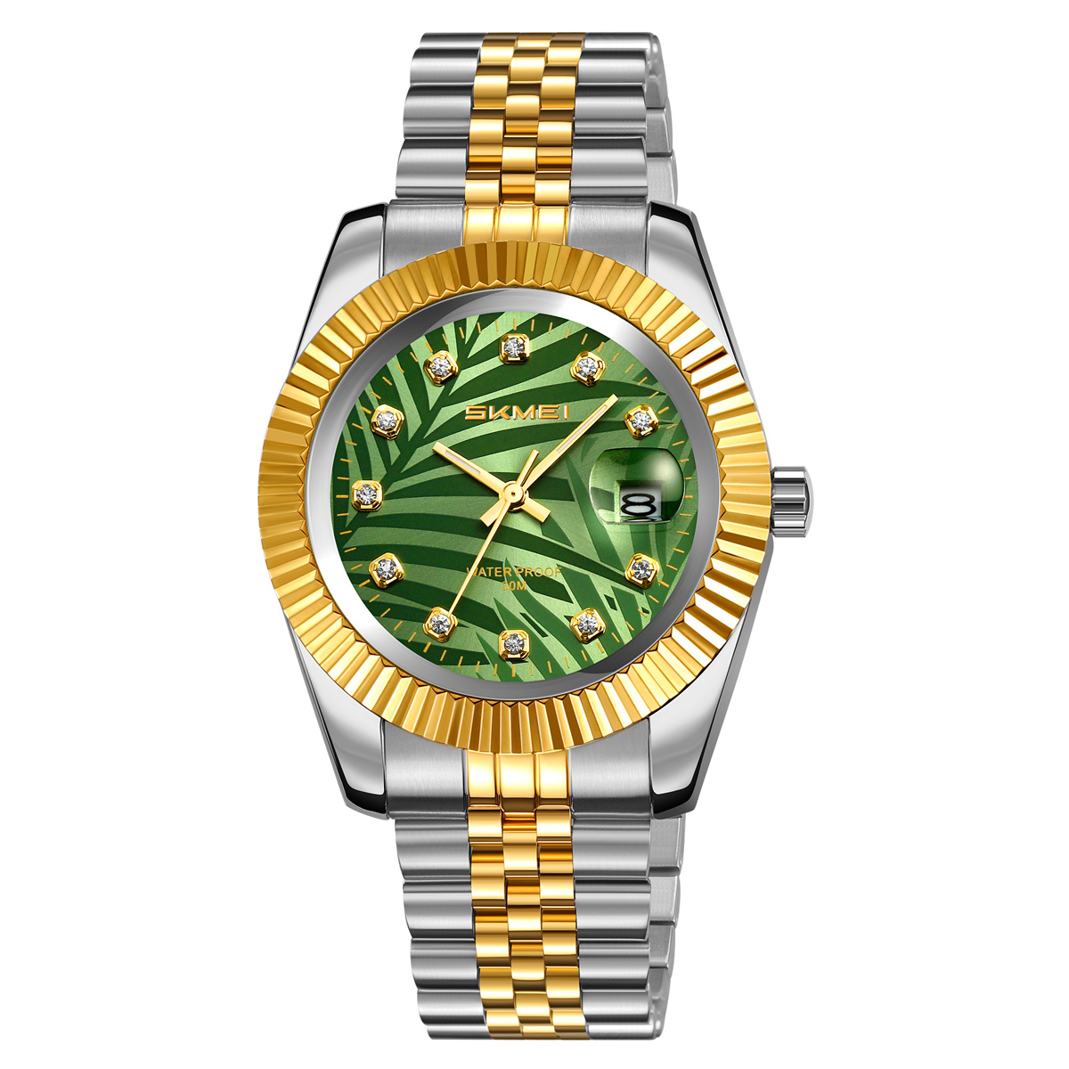 or-argent/vert
