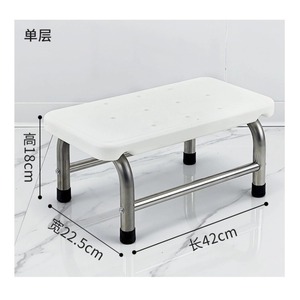 Repose-pieds en plastique ABS à double couche, échelle à marches pour examen et chirurgie en milieu hospitalier avec tapis pour usage clinique - Product Image 2