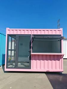 Casas <span class=keywords><strong>de</strong></span> contenedores prefabricadas personalizables calientes para tiendas <span class=keywords><strong>de</strong></span> comida rápida para restaurantes para uso <span class=keywords><strong>en</strong></span> la cocina del centro comercial Opciones <span class=keywords><strong>de</strong></span> color <span class=keywords><strong>de</strong></span> tamaño - Product Image 2