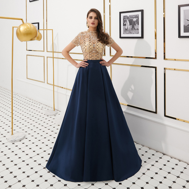 formal dresses istanbul Satin Evening Dress 2023 Short Sleeves Delicate Beaded Formal Gowns Long Evening  Dresses in Istanbul Quinceanera Dresses| Alibaba.com