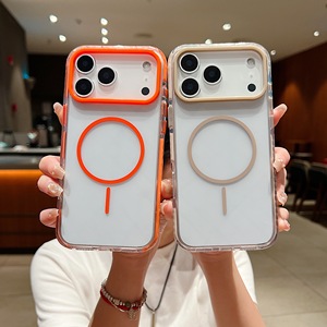 Funda de Lujo con Carga Inalámbrica para iPhone 17 18 Pro <span class=keywords><strong>Max</strong></span>, 3 en 1, Antigolpes, con Funda Magnética para iPhone 17 <span class=keywords><strong>Air</strong></span> - Product Image 3