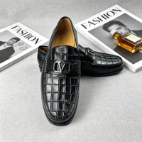 Mocassins Penny Classiques Britanniques pour Hommes en Cuir Véritable – Chaussures Décontractées et Habillées Style Luxe Designer 2026