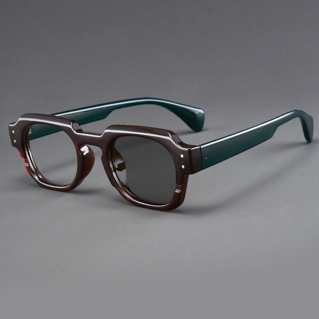 Vintage Eyewear Optical Frames Square Unisex Anti-Blue Light Progressive Reading Glasses Polycarbonate Lenses Minya HMC Coating