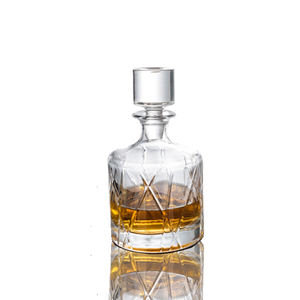 Carafe à <span class=keywords><strong>whisky</strong></span> en <span class=keywords><strong>verre</strong></span> unique de luxe à base lourde avec liège en <span class=keywords><strong>verre</strong></span> - Product Image 6