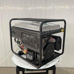 Groupe électrogène à cadre ouvert à double carburant <span class=keywords><strong>essence</strong></span>/gaz naturel refroidi par air de 6 kW 7,5 kVA 420 cc avec démarrage par lanceur - Product Image 3