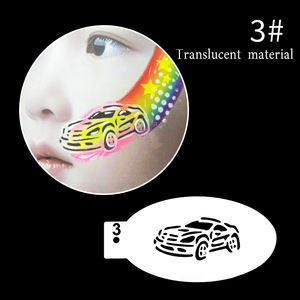 ลายฉลุเพ้นท์ตัวแบบใช้ซ้ำได้ ลายฉลุเพ้นท์หน้า ลายสักชั่วคราว ลายฉลุเพ้นท์ตัว - Product Image 5