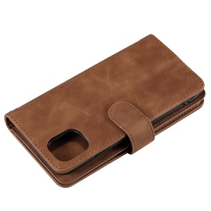 Estuche para teléfono celular con correa y billetera de cuero para Iphone 16 15 14 13 12 11 Plus Pro Max Estuches para tarjetas de crédito - Product Image 5