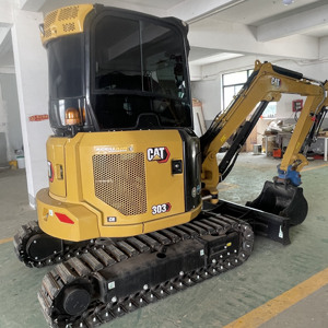 รถขุดขนาดเล็ก CAT 303 มือสอง 3 ตัน รถขุดไฮดรอลิกแบบตีนตะขาบ เครื่องจักรก่อสร้างขนาดกะทัดรัด - Product Image 4