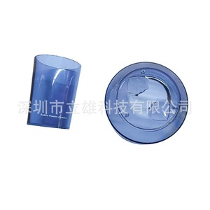 Conteneur de stockage de grains de café, couvercle en plastique, forme cylindrique, transparent, en matériau PP, accessoire de couverture - Product Image 2
