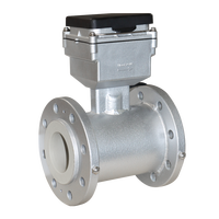 Compteur d'eau liquide magnétique en acier inoxydable Lorawan DN40-DN300, capteur de débit numérique, température 4G avec pression, OEM