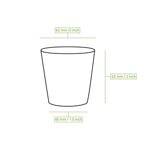 Gobelets en papier mini espresso à paroi simple, bio-revêtement, noirs, Ø 62 mm, 4 oz, 100 ml, manipulation facile et installation rapide - Product Image 3
