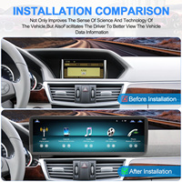 Autoradio Android avec écran tactile de 14,9 pouces pour Mercedes Benz C/GLC/E/A/B/GLA/CLS NTG 4.0 4.5 5.0 Lecteur DVD de voiture GPS Multimédia