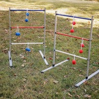 Jeu de lancer de balles et d'échelle en PVC pour l'extérieur, idéal pour les fêtes, festivals sportifs, activités de team building, aires de jeux et parcs sportifs