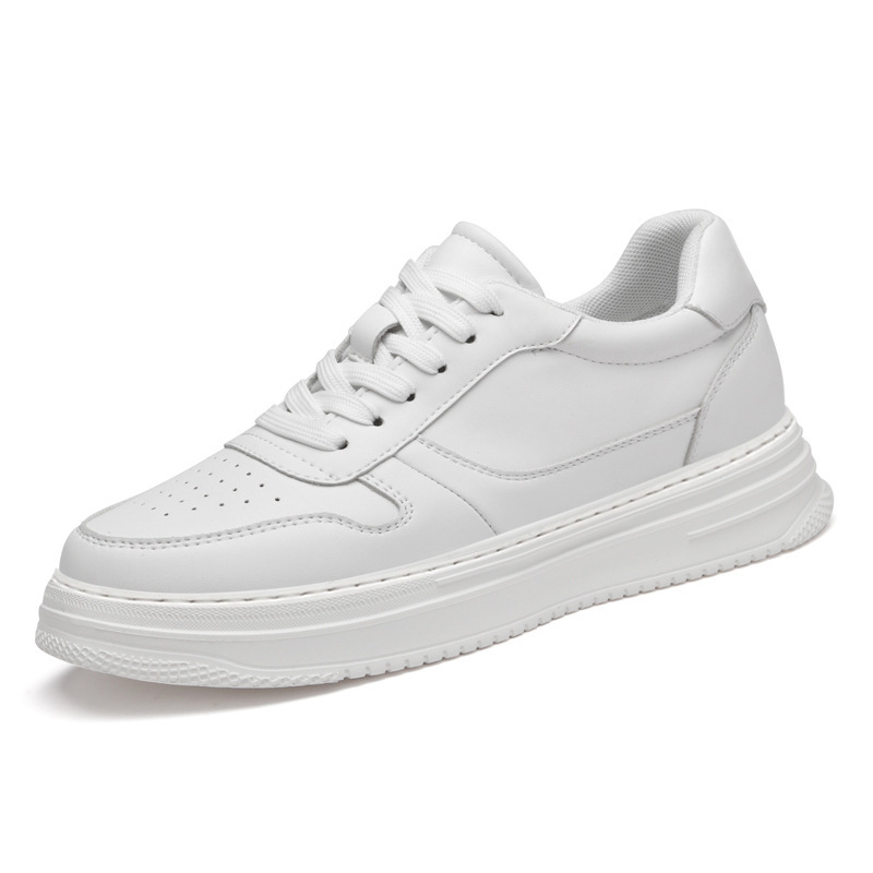2024 New White Genuine Leather Sneakers