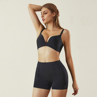 Culotte gainante push-up pour femme, effet ventre plat, rehausseur de fesses, invisible, sculpte le corps, taille XS, maintien ferme