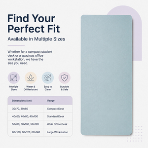 Custom Logo Rectangle Silicone Table Protector Mat <b>Large</b> Waterproof Non Slip <b>Desk</b> Pad for Home Office Kitchen Dining Children - Product Image 5