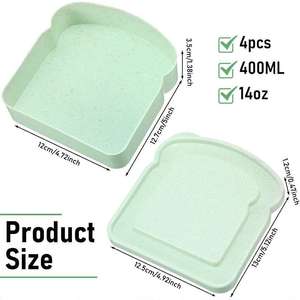 Explosion-Proof Portable <b>Lunch</b> <b>Box</b> Large Capacity Bento <b>Box</b> for Food Packaging for Toasted Bread Sandwiches - Product Image 2