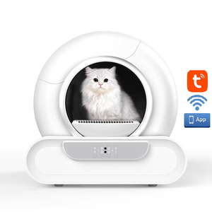 Litière automatique intelligente pour chat avec WiFi, contrôle tactile, faible bruit, auto-nettoyante, livraison en 5 jours et accessoires - Product Image 1