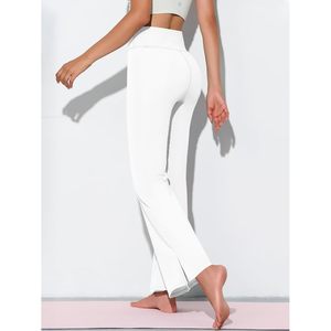 Fisoew Womens <b>Flare</b> <b>Leggings</b> High Waisted Tummy Control Yoga Pants Workout Running Bootcut <b>Leggings</b> - Product Image 4