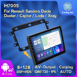 MEKEDE 9 "8 Núcleo Controle de Voz Do Carro <span class=keywords><strong>DVD</strong></span> Player para Renault Sandero Dacia Duster Captur Lada Xray BT WI-FI Rádio Estéreo GPS - Product Image 3