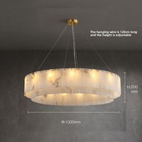 Lámpara Colgante Moderna de Lujo con LED, Acrílico y Latón, con 2 Años de Garantía, para Sala de Estar, Comedor, Dormitorio o Sala de Exposiciones