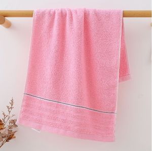 25*50 CM Cadeau de pendaison de crémaillère Anneau de cheveux crypté Couleur Serviette de couleur unie Serviette super absorbante - Product Image 2