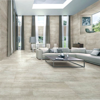 Carreaux de sol antidérapants en porcelaine, carrelage de sol rustique brossé, nouveau style