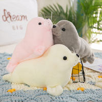 Jouets en peluche en forme de phoque en gros pour cadeaux d'enfants, phoques en peluche personnalisés, poupées en peluche, Juguetes De Peluche De Foca
