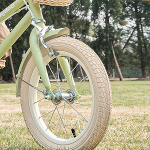 Babygo Children's Bicycle 16 Inch Aluminum Alloy <b>Frame</b> With Wicker Basket For 3-6 Years Old Kids - Product Image 4