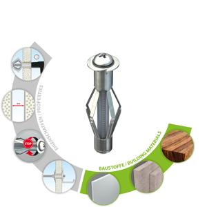 Tapón de pared con cavidad metálica TOX Acrobat M5x37 mm - Product Image 4