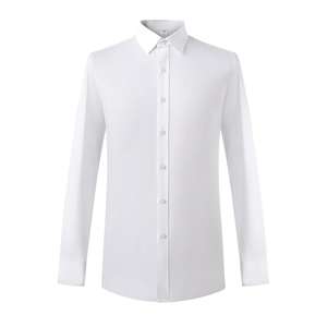 <span class=keywords><strong>Camicia</strong></span> da <span class=keywords><strong>uomo</strong></span> in puro cotone senza ferro Dp <span class=keywords><strong>camicia</strong></span> bianca a maniche corte accessibile per il lusso - Product Image 5