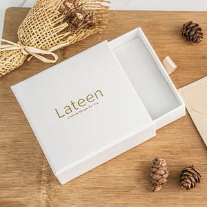 Factory Direct White Sliding Drawer Paper Jewelry Packaging <b>Box</b> <b>Gift</b> <b>Box</b> for Necklace <b>Earring</b> Bracelet Ring - Product Image 4