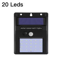 Lampe à détecteur de mouvement pour le jardin Lampes solaires Lampes murales extérieures Éclairage de jardin/Applique murale extérieure à led/Applique murale de sécurité solaire