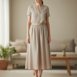 Cinturón elástico de metal con hebilla de hoja para mujer, cinturón fino de 1 cm para vestido, ropa informal - Product Image 3