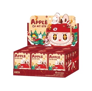 Pop Mart Apple on My Eye Series, Decoración <span class=keywords><strong>de</strong></span> Moda, Adorno <span class=keywords><strong>de</strong></span> Escritorio, Colección <span class=keywords><strong>de</strong></span> Modelos, Caja Misteriosa, Labubu - Product Image 1