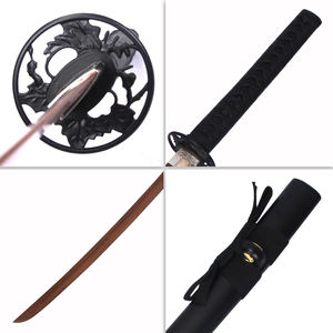 Accesorios <span class=keywords><strong>de</strong></span> Anime, espada <span class=keywords><strong>de</strong></span> seguridad Katana negra, palo <span class=keywords><strong>de</strong></span> rosa, Morera negra, arma <span class=keywords><strong>Ninja</strong></span>, cuchillo, espadas <span class=keywords><strong>de</strong></span> madera para Cosplay, niños - Product Image 4